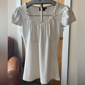 Sweet Cream Floral Women's Top